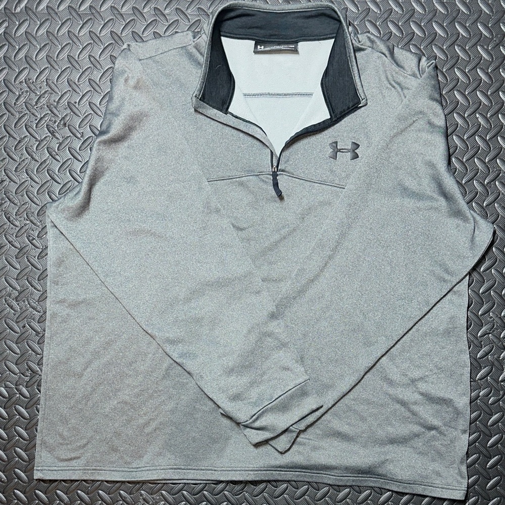 Under Armour ColdGear 1/4 Zip Pullover | Grey 3XL